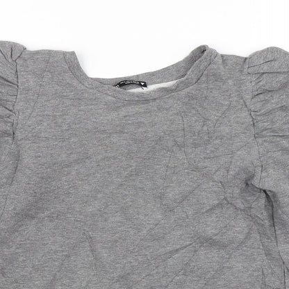 Womens UK Size S Zara Grey Pullover Jumper