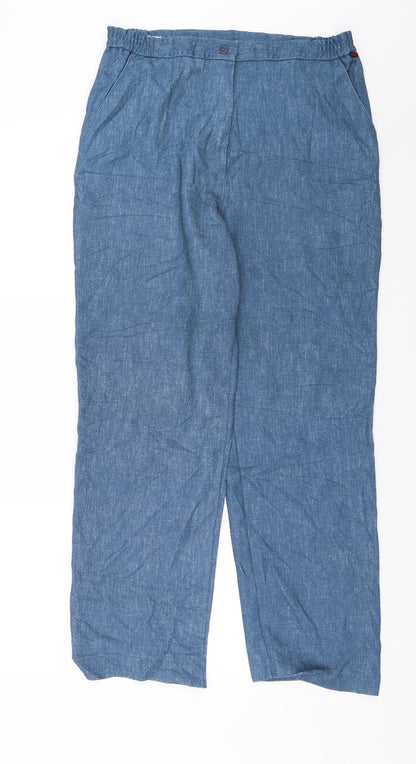 Preworn Womens Blue   Chino Trousers Size 29 in L27 in