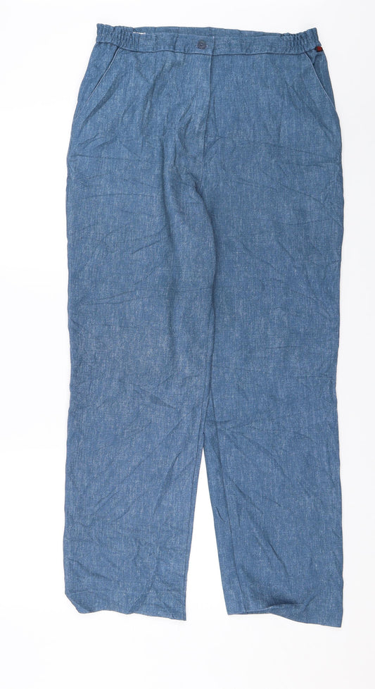 Preworn Womens Blue   Chino Trousers Size 29 in L27 in