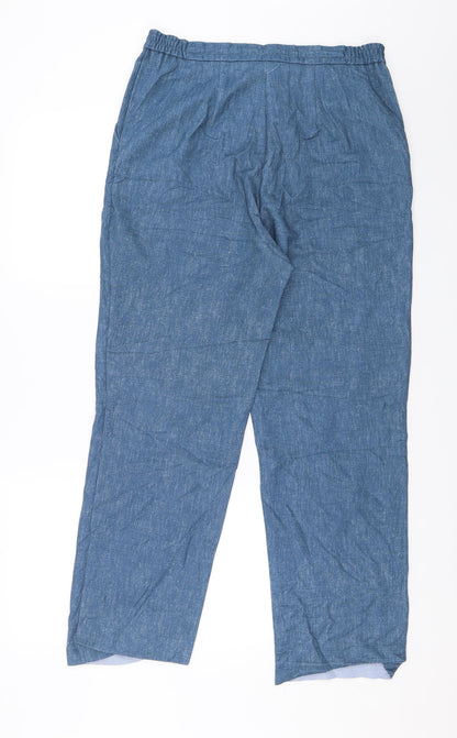 Preworn Womens Blue   Chino Trousers Size 29 in L27 in
