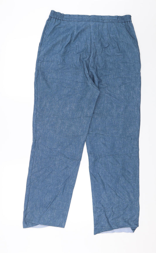 Preworn Womens Blue   Chino Trousers Size 29 in L27 in