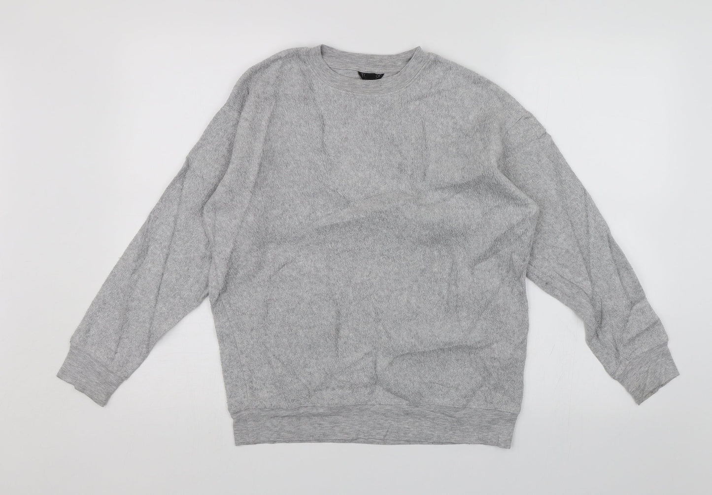 Womens UK Size 6 Topshop Grey Pullover Jumper