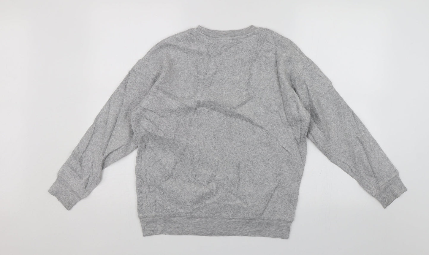 Womens UK Size 6 Topshop Grey Pullover Jumper
