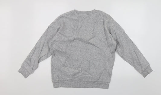 Womens UK Size 6 Topshop Grey Pullover Jumper