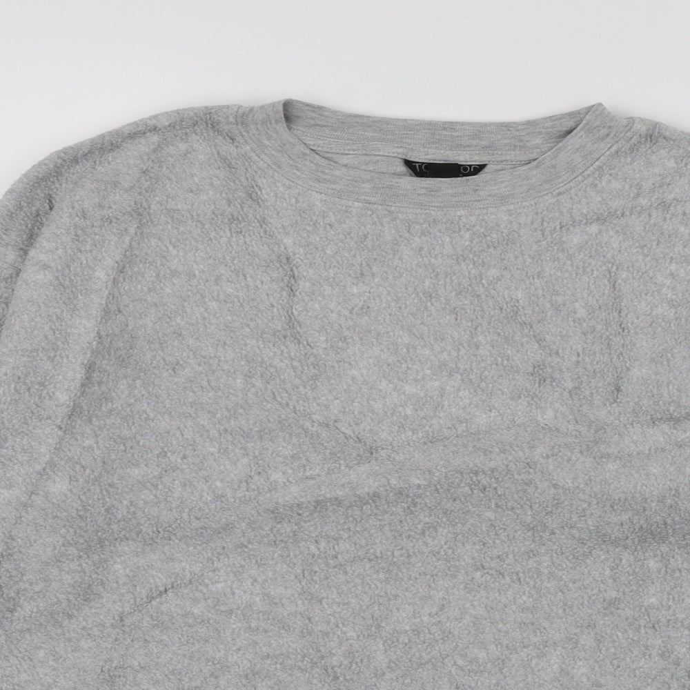 Womens UK Size 6 Topshop Grey Pullover Jumper