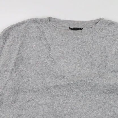 Womens UK Size 6 Topshop Grey Pullover Jumper