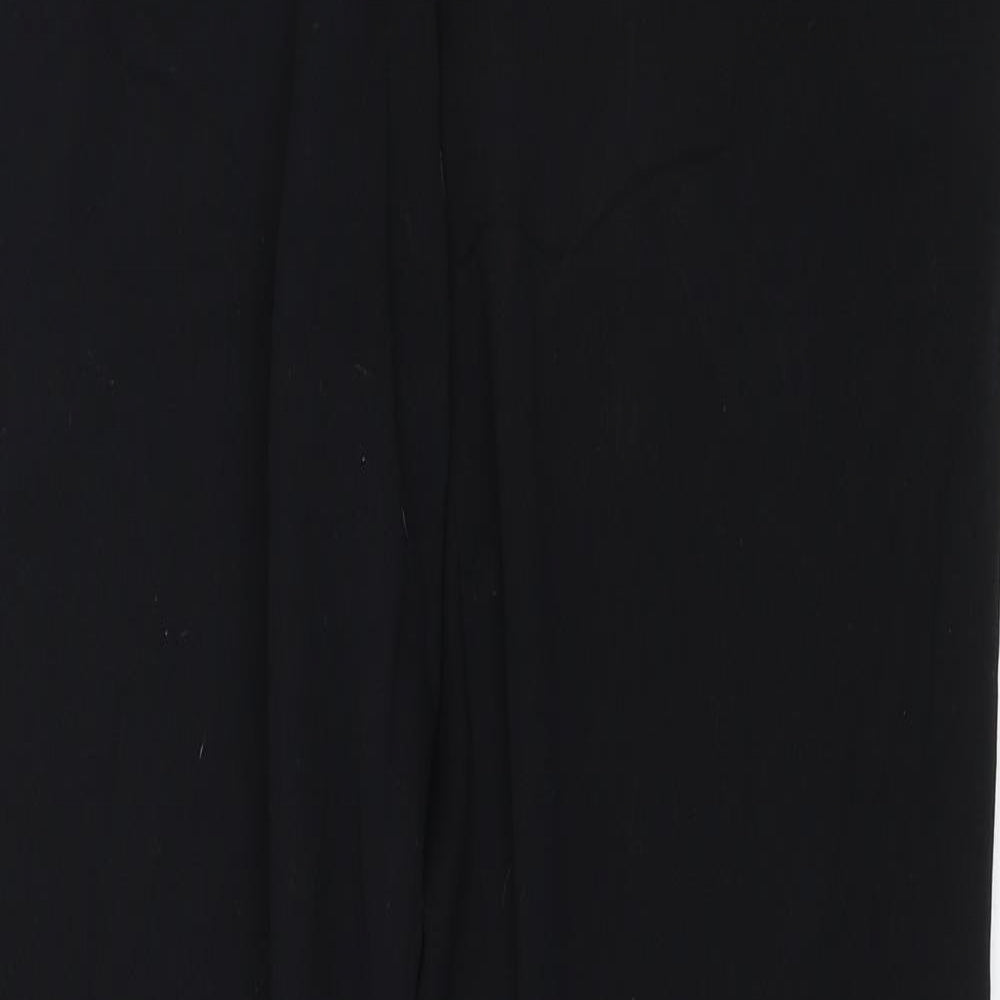 M&S Womens Black   Dress Pants Trousers Size 12 L27 in