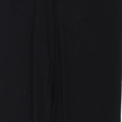 M&S Womens Black   Dress Pants Trousers Size 12 L27 in