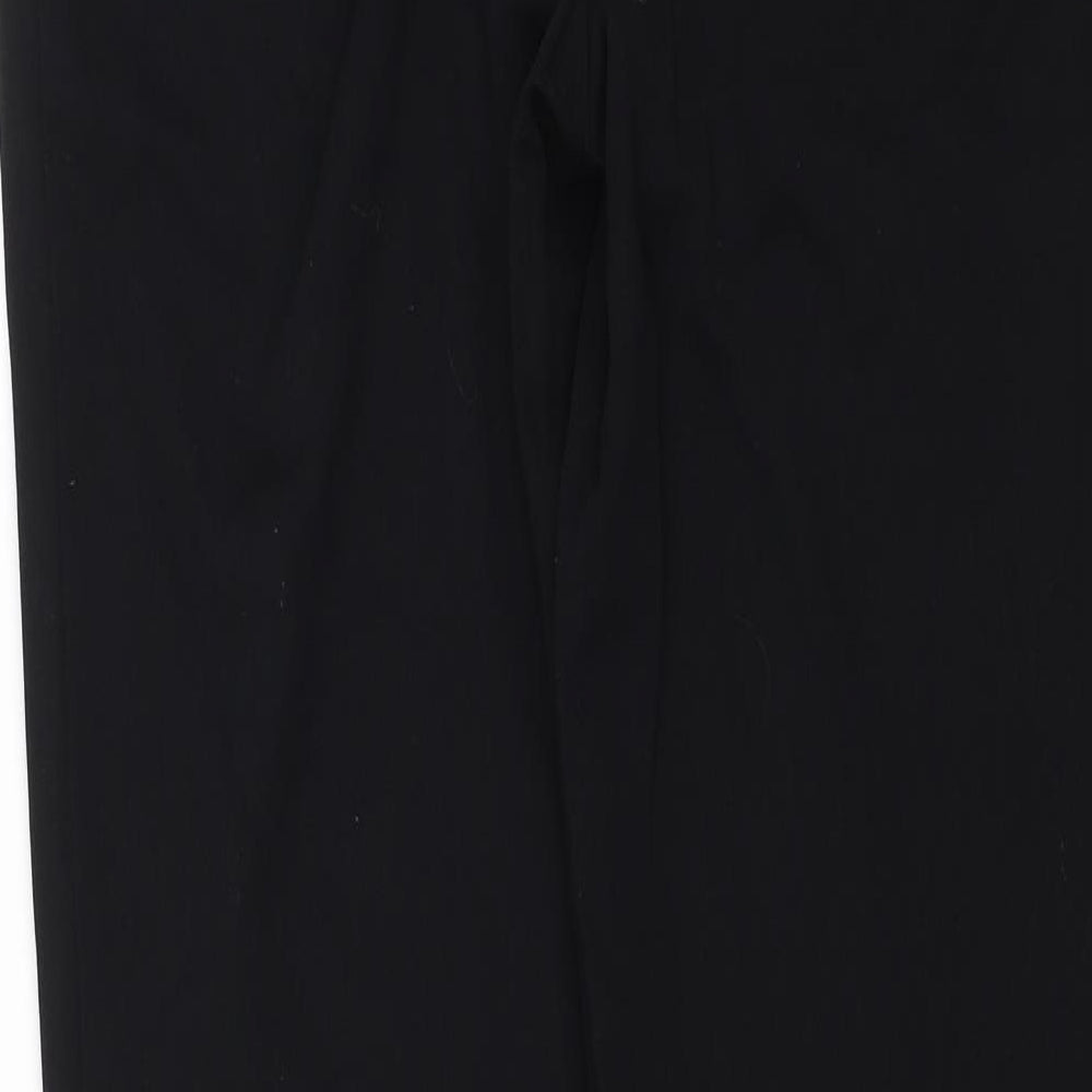 M&S Womens Black   Dress Pants Trousers Size 12 L27 in