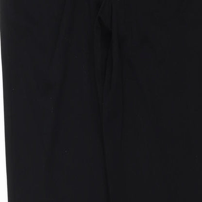 M&S Womens Black   Dress Pants Trousers Size 12 L27 in