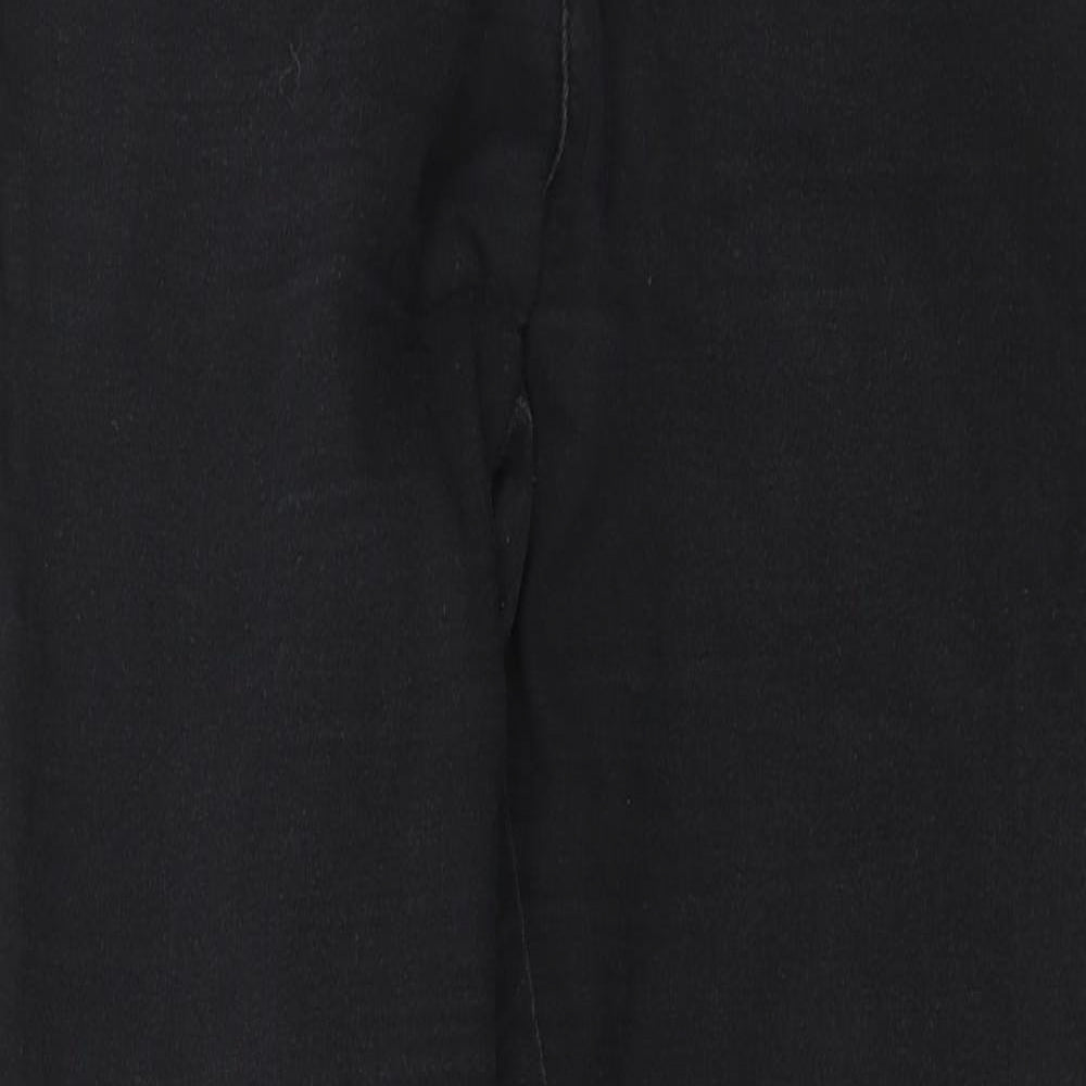 Womens UK Size 14 Miss Denim Regular Fit Skinny Black Jeans