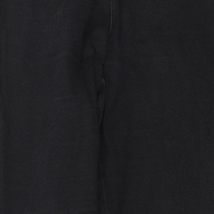Womens UK Size 14 Miss Denim Regular Fit Skinny Black Jeans