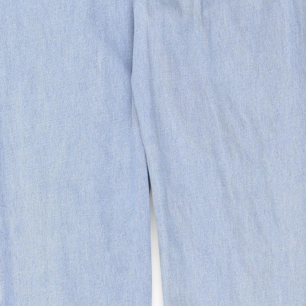 SheIn Womens Blue  Denim Straight Jeans Size S L25 in