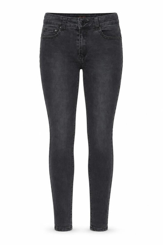 Womens UK Size 8 By Sasha Regular Fit Skinny Black Jeans