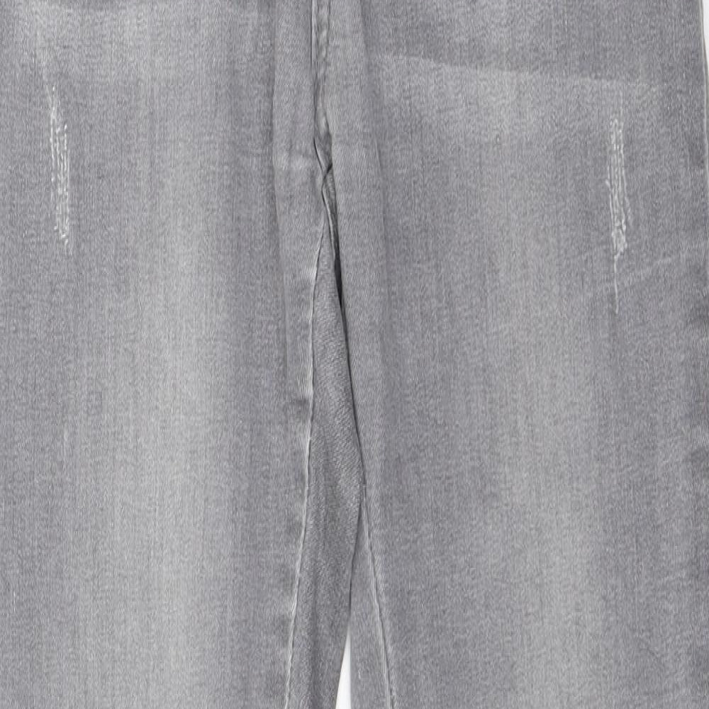 Gold SK Womens Grey  Denim Skinny Jeans Size 10 L26 in