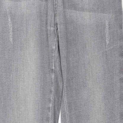 Gold SK Womens Grey  Denim Skinny Jeans Size 10 L26 in