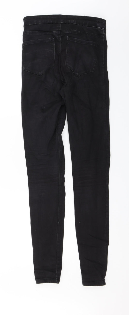 Denim & Co. Womens Black   Skinny Jeans Size 10 L30 in