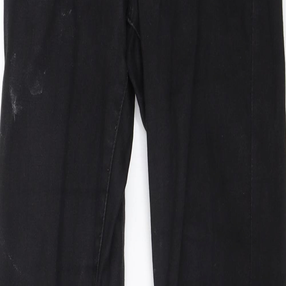 Denim & Co. Womens Black   Skinny Jeans Size 10 L30 in