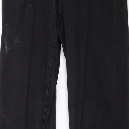 Denim & Co. Womens Black   Skinny Jeans Size 10 L30 in