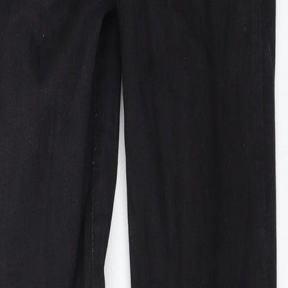 Denim & Co. Womens Black   Skinny Jeans Size 10 L30 in