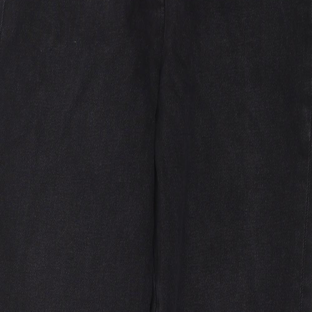 COLLUSION Womens Black  Denim Mom Jeans Size 28 in L27 in