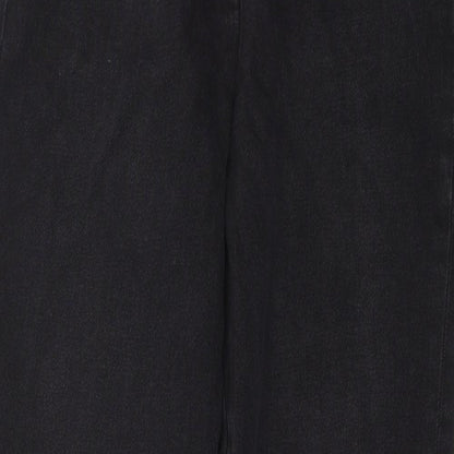 COLLUSION Womens Black  Denim Mom Jeans Size 28 in L27 in