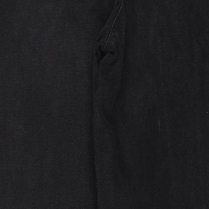 COLLUSION Womens Black  Denim Mom Jeans Size 28 in L27 in