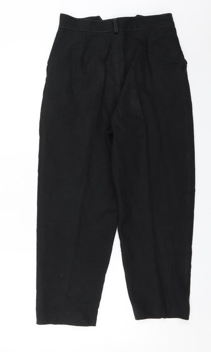 Womens UK Size 26 in Preworn Regular Fit  Black Trousers