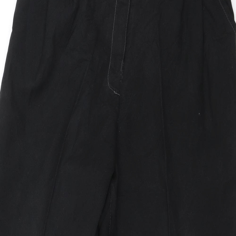 Womens UK Size 26 in Preworn Regular Fit  Black Trousers