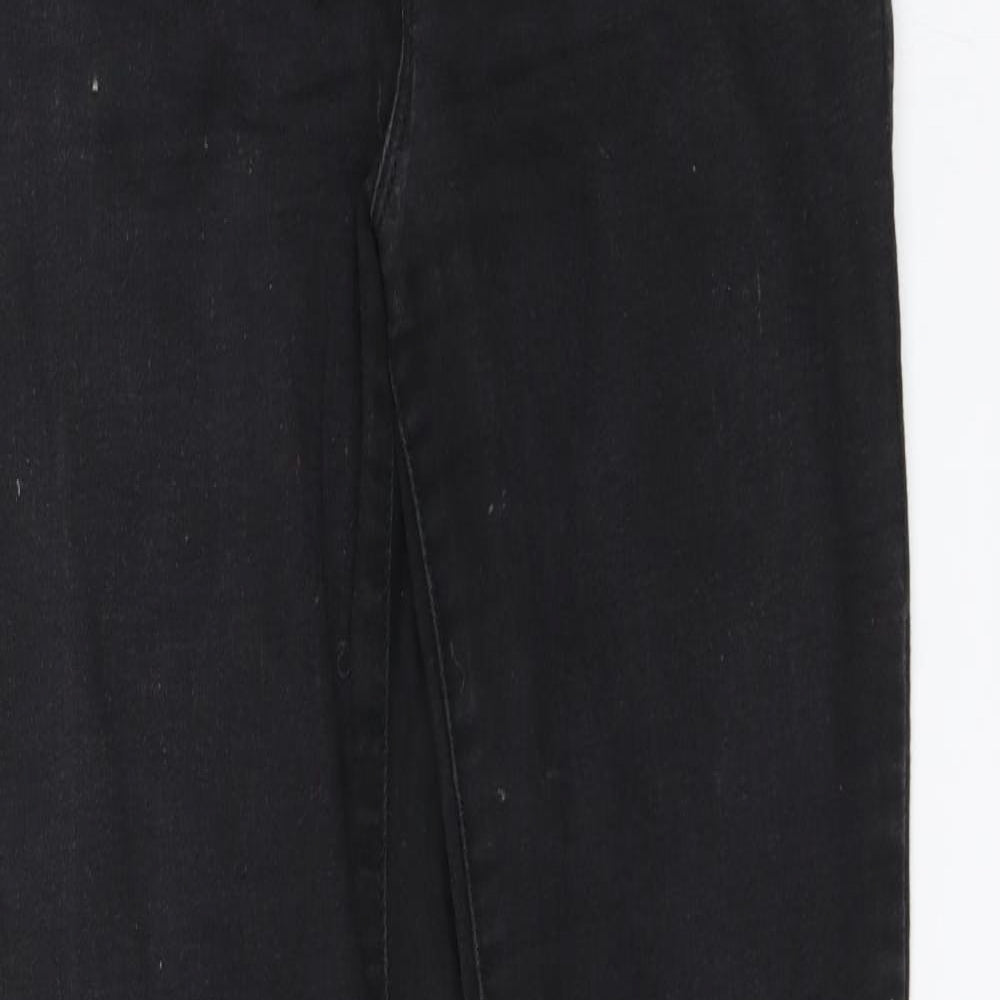 Denim & Co. Womens Black   Skinny Jeans Size 12 L26 in