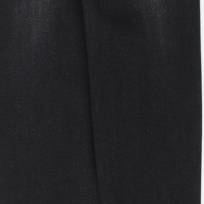 Simply Be Womens Black  Denim Skinny Jeans Size 12 L26 in