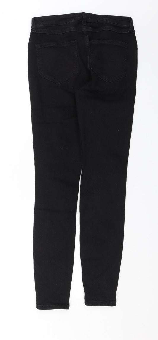Denim Co Womens Black  Denim Skinny Jeans Size 12 L27 in