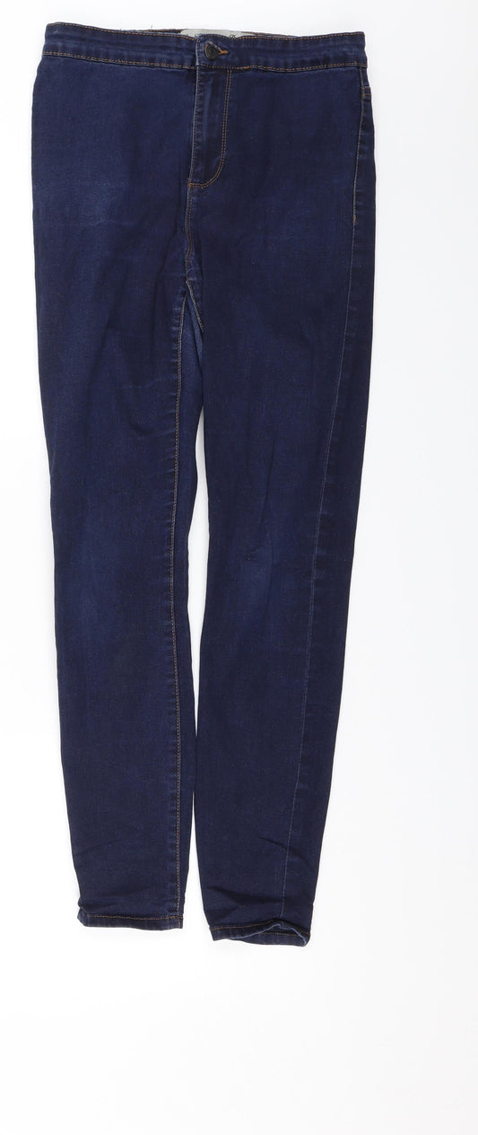 Denim & Co. Womens Blue   Skinny Jeans Size 12 L27 in