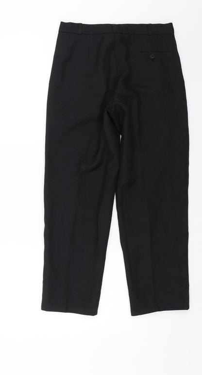Womens UK Size 28 in Preworn Regular Fit  Black Trousers