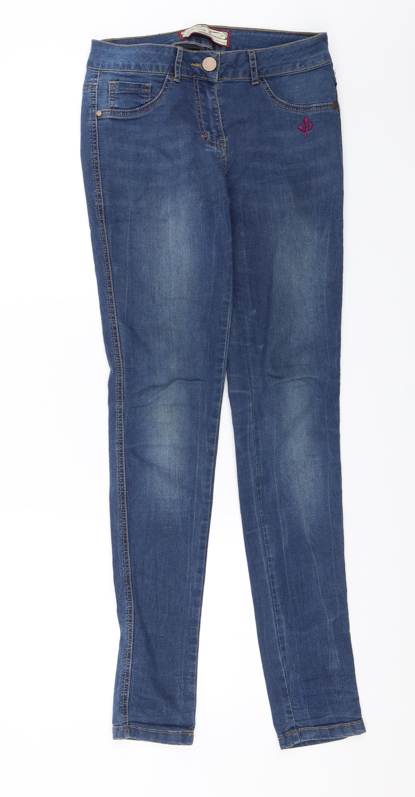Internationale Womens Blue  Denim Skinny Jeans Size 10 L29 in