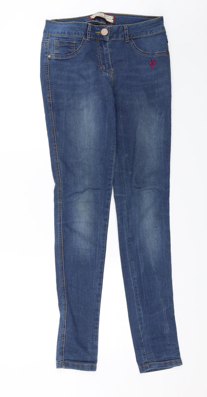 Internationale Womens Blue  Denim Skinny Jeans Size 10 L29 in