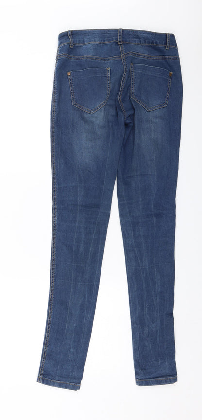 Internationale Womens Blue  Denim Skinny Jeans Size 10 L29 in