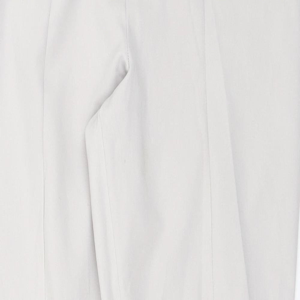 Womens UK Size 8 Boohoo Regular Fit Capri Grey Trousers