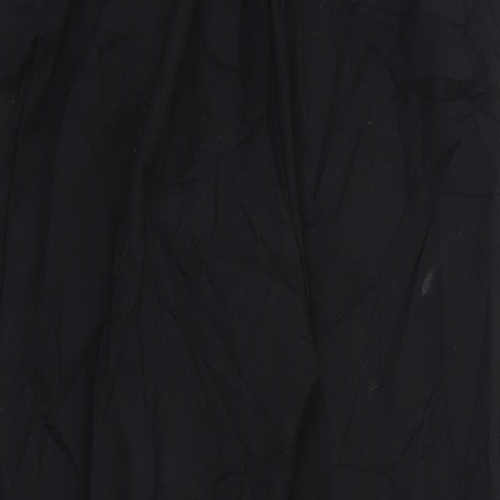 Womens UK Size S H&M Regular Fit Dress Pants Black Trousers