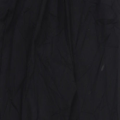 Womens UK Size S H&M Regular Fit Dress Pants Black Trousers