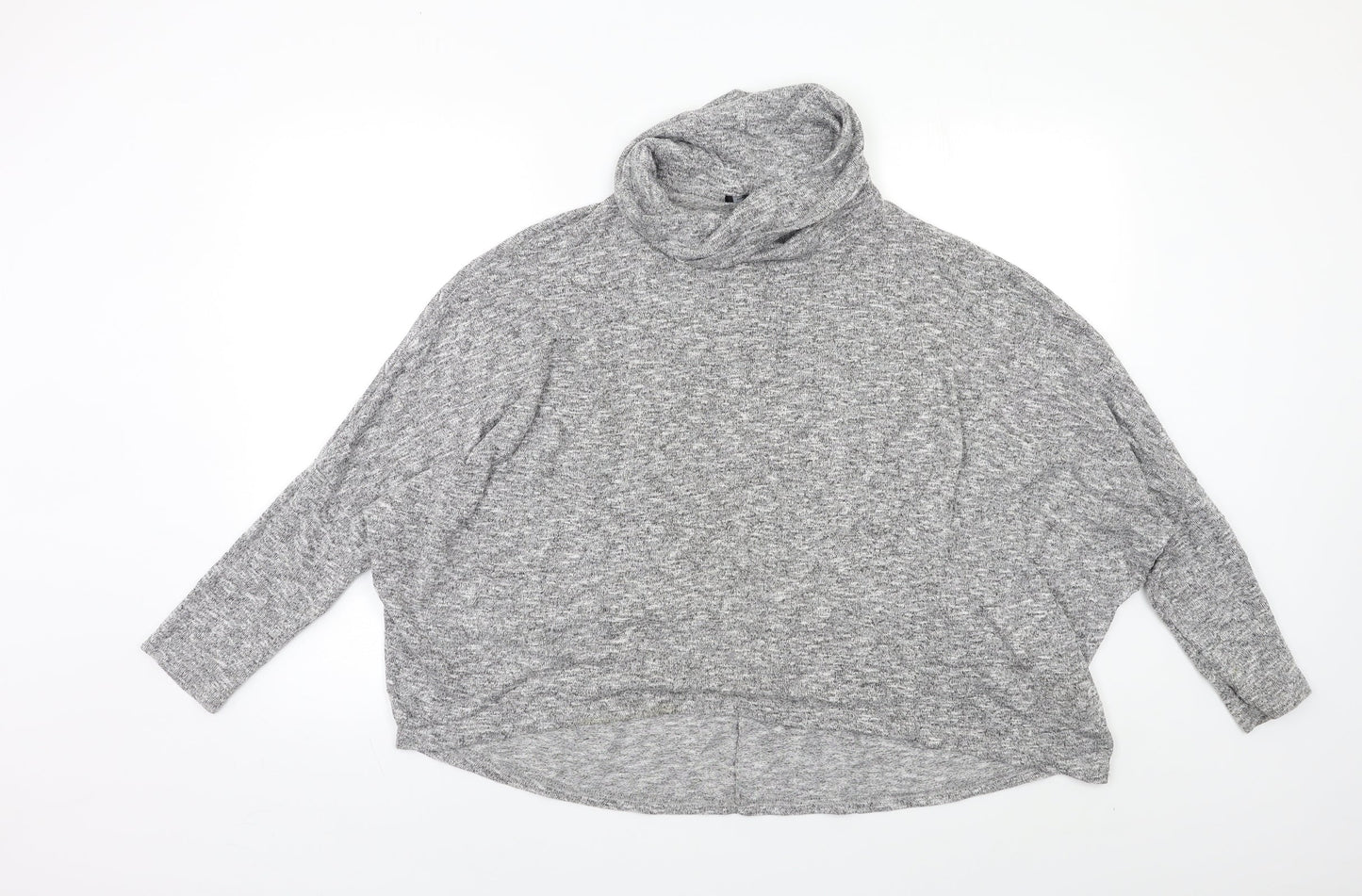 Womens UK Size 12 New Look Grey Pullover Jumper