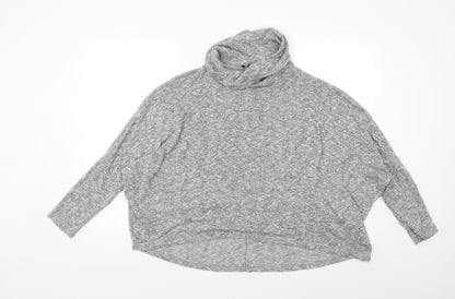 Womens UK Size 12 New Look Grey Pullover Jumper