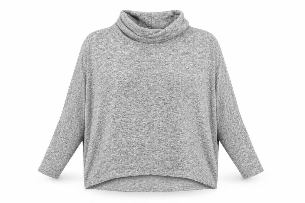 Womens UK Size 12 New Look Grey Pullover Jumper