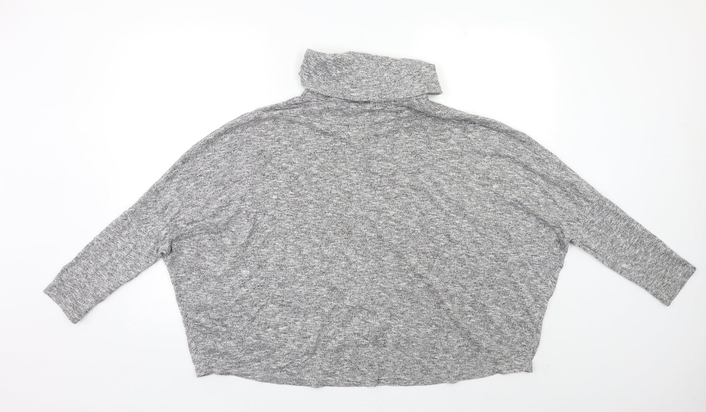 Womens UK Size 12 New Look Grey Pullover Jumper