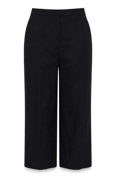Womens UK Size 8 H&M Regular Fit Dress Pants Black Trousers
