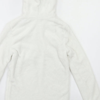 F&F Girls White   Pullover Hoodie Size 12 Years