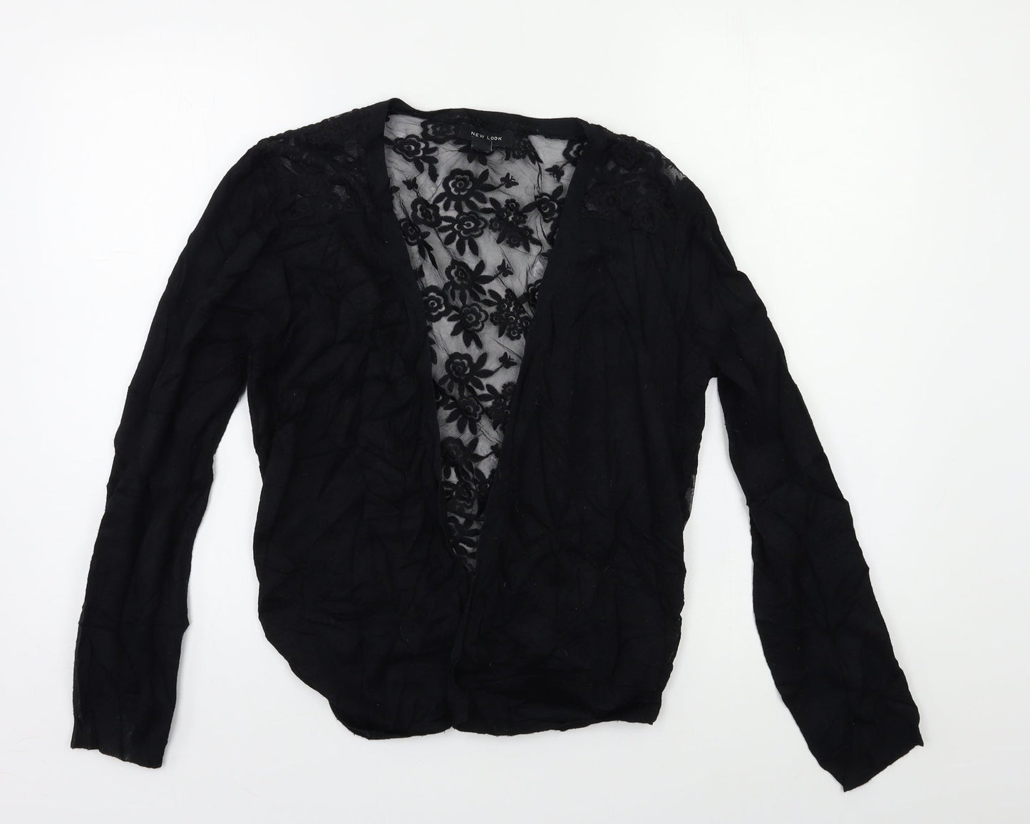 Womens UK Size 14 New Look Black Cape Jumper