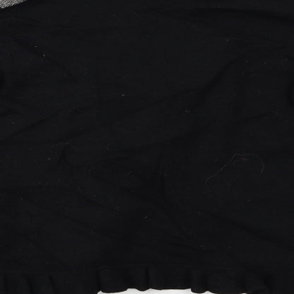 Womens UK Size S Preworn Black Cardigan Jumper