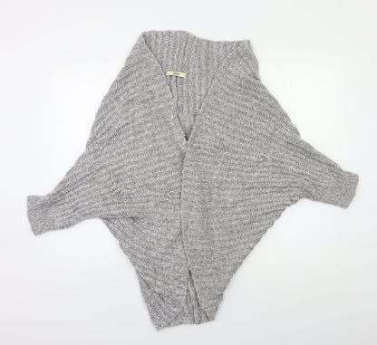 Womens UK Size S Oasis Grey Cardigan Jumper