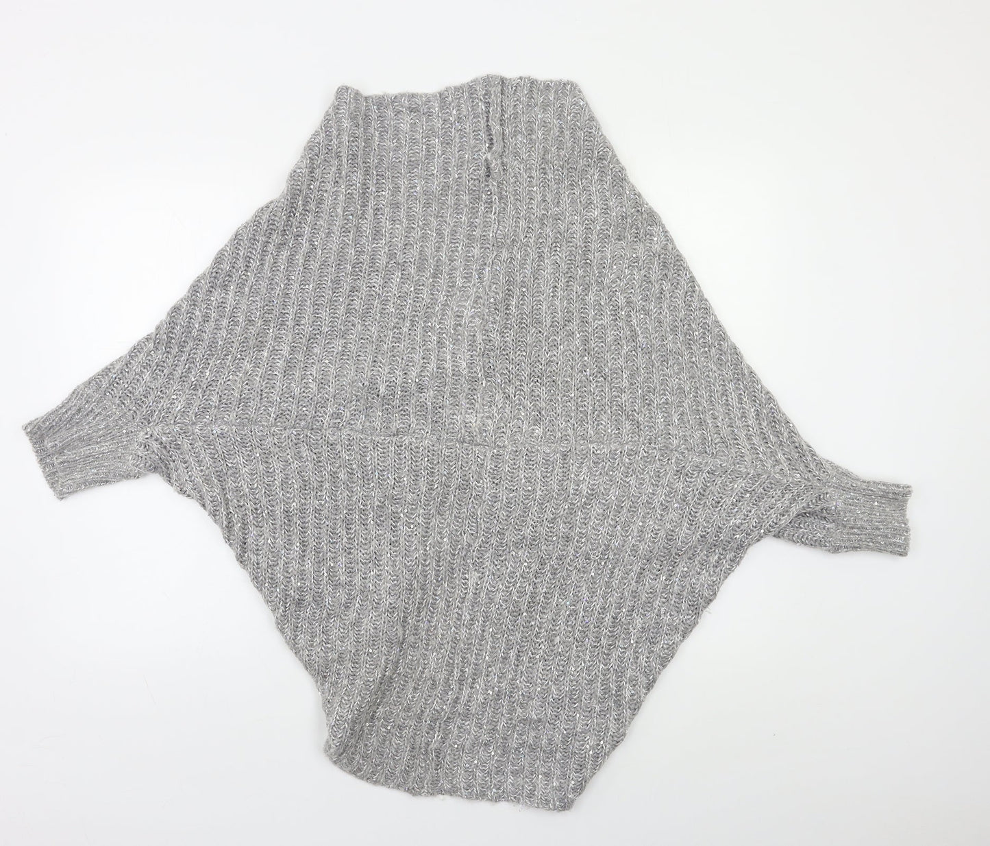 Womens UK Size S Oasis Grey Cardigan Jumper